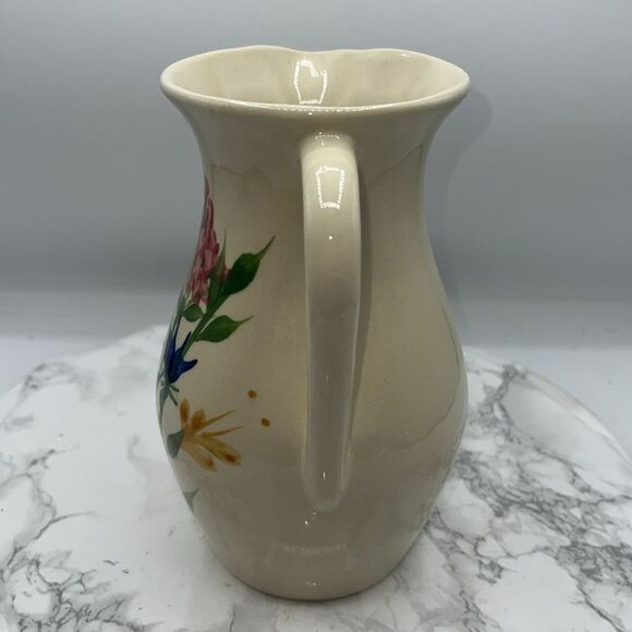 EMERSON CREEK POTTERY Iris Pitcher - Picture 2 of 6